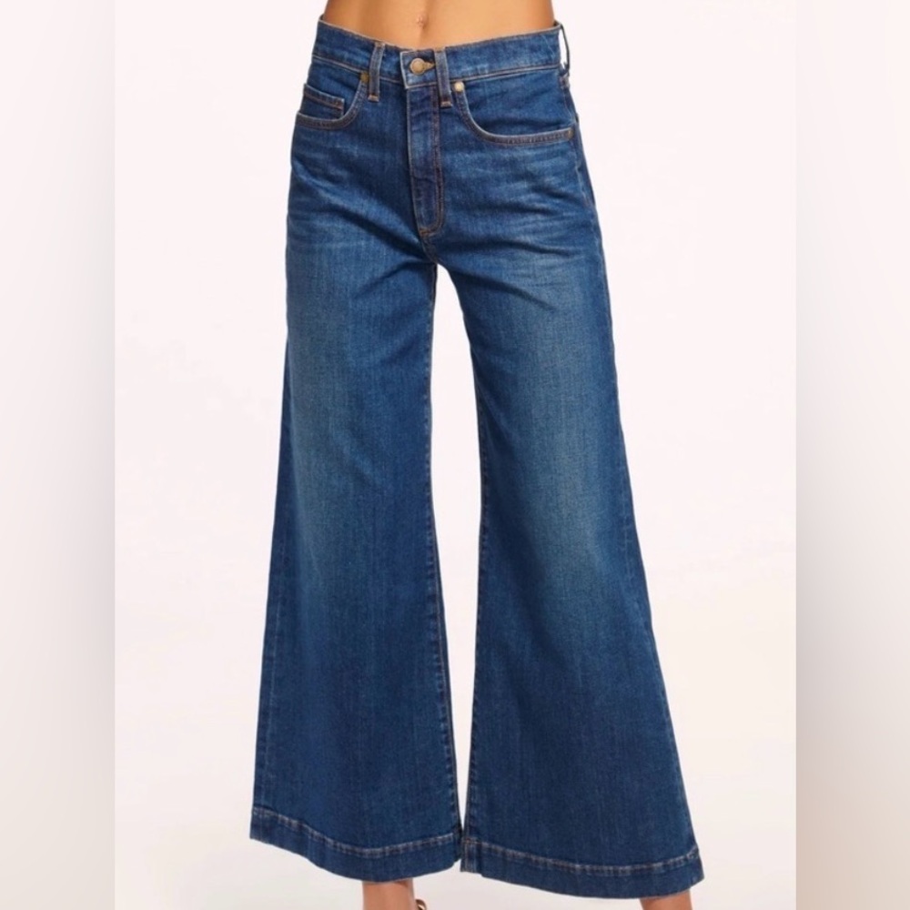 Ramy Brook Clifford Cropped Wide Leg Jean